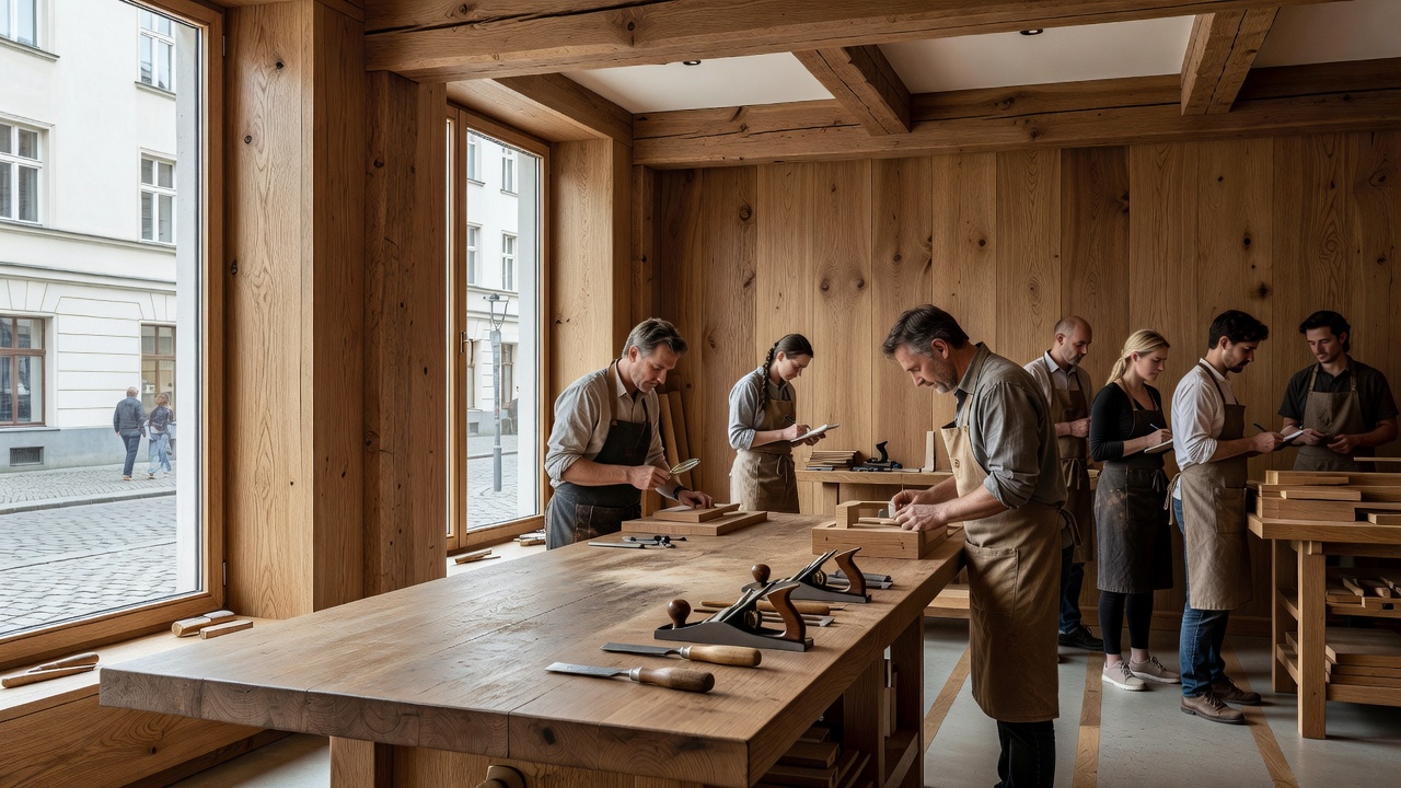 Vilora Opens Sustainable Oak Atelier in Berlin